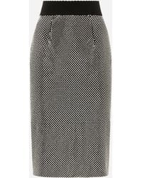 Dolce & Gabbana - Longuette-Rock Aus Crystal-Mesh - Lyst