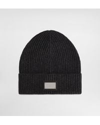 Dolce & Gabbana - Cappello lana e cashmere con placca logata - Lyst