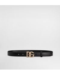 Dolce & Gabbana - Dolce & Gabbana Logo Belt Accessories - Lyst