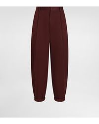 Dolce & Gabbana - Cotton Gabardine Pants With Double Darts - Lyst