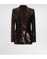 Dolce & Gabbana - Sequin-Embellished Single-Breasted Blazer - Lyst