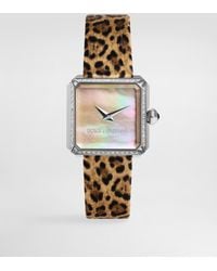 Dolce & Gabbana - Steel Watch With Diamonds - Lyst