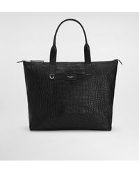 Dolce & Gabbana - Bolso Shopper Mediano De Piel De Becerro Con Estampado De Cocodrilo - Lyst