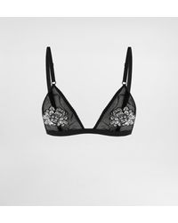 Dolce & Gabbana - Tulle And Lace Bra - Lyst