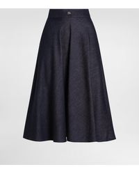 Dolce & Gabbana - Jupe Midi Dg - Lyst