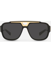 Dolce & Gabbana Dg Crossed Sunglasses - Black