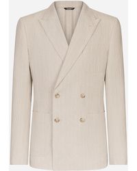 Dolce & Gabbana - Double-Breasted Portofino-Fit Jacket - Lyst