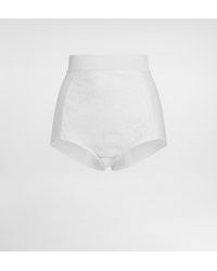 Dolce & Gabbana - High-waisted Shaper Panties In Jacquard And Satin - Lyst