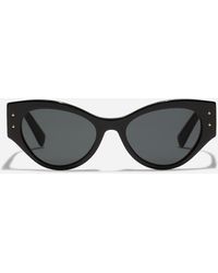 Dolce & Gabbana - Lunettes De Soleil Dg Logo Plaque - Lyst