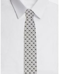 Dolce & Gabbana - 8-Cm Silk Jacquard Blade Tie With Dg Logo - Lyst
