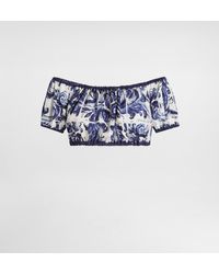Dolce & Gabbana - Dg Exclusive Majolica- Cotton Top - Lyst