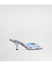 Dolce & Gabbana - Keira Satin Mules With Little Roses Print - Lyst