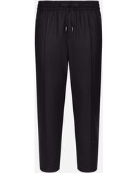 Dolce & Gabbana - Wool Jogging Pants - Lyst