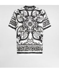 Dolce & Gabbana - Silk Short-Sleeve Shirt - Lyst
