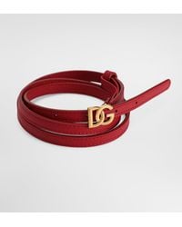 Dolce & Gabbana - Cintura Logata - Lyst