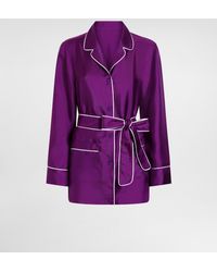 Dolce & Gabbana - Silk Twill Vanity Shirt - Lyst