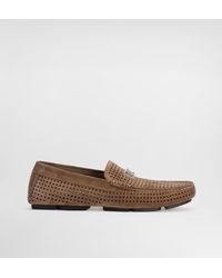 Dolce & Gabbana - Dg Driver Perforated Split Calfskin Slipper - Lyst