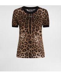 Dolce & Gabbana - Leo- Jersey T-Shirt - Lyst