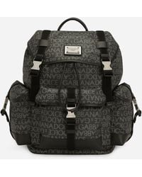 Dolce & Gabbana - Coated Jacquard Backpack - Lyst
