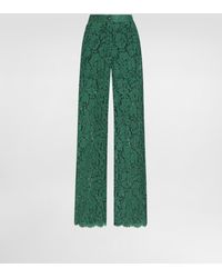 Dolce & Gabbana - Cordonetto Lace Trousers - Lyst