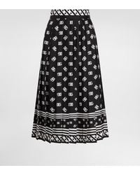 Dolce & Gabbana - 'Foulard' Skirt - Lyst