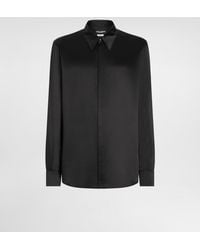 Dolce & Gabbana - Silk Satin Martini-Fit Shirt - Lyst