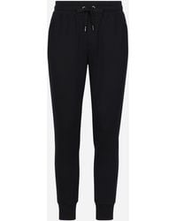 Dolce & Gabbana - Jersey Jogging Pants With Branded Tag - Lyst