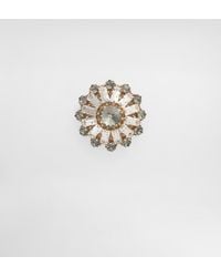 Dolce & Gabbana - Brooch With Rhinestones - Lyst