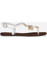 Dolce & Gabbana - Infradito - Lyst