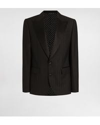 Dolce & Gabbana - Pekin Wool Jacquard Single-Breasted Sicilia Light Jacket - Lyst