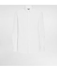 Dolce & Gabbana - Hemd Aus Popeline Mit Stretchanteil - Lyst