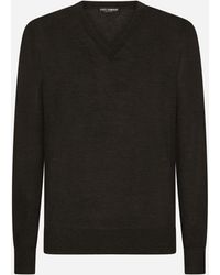 Dolce & Gabbana - Pull Scollo V - Lyst