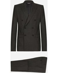Dolce & Gabbana - Double-Breasted Martini-Fit Suit - Lyst
