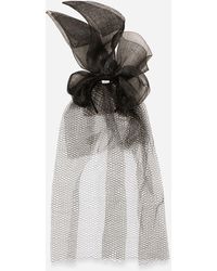 Dolce & Gabbana Haarreif mit Schleife Netzgewebe - Mehrfarbig