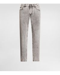 Dolce & Gabbana - Regular Cotton Jeans - Lyst