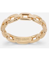 Dolce & Gabbana Chain Ring - Metallic