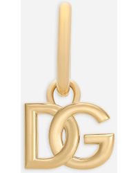 Dolce & Gabbana Pendiente con logotipo DG - Multicolor