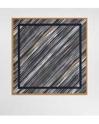 Dolce & Gabbana - 70X70 Striped Silk Twill Scarf - Lyst