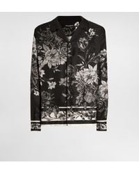 Dolce & Gabbana - Flower Bouquet-Print Jacquard Twill Shirt - Lyst