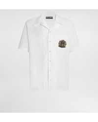 Dolce & Gabbana - Hawaii Cotton Poplin Shirt - Lyst