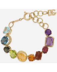 Dolce & Gabbana - Bracelet With Multi-Colored Gems - Lyst