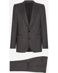 Dolce & Gabbana - Single-Breasted Sicilia-Fit Suit - Lyst