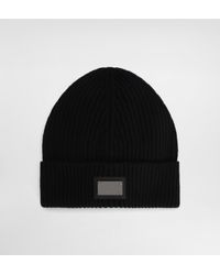 Dolce & Gabbana - Cappello Lana E Cashmere Con Placca Logata - Lyst