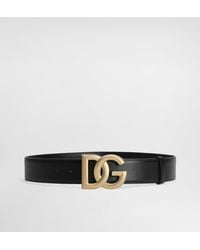 Dolce & Gabbana - Dgロゴ レザーベルト - Lyst
