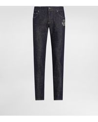 Dolce & Gabbana - Skinny Stretch Cotton Jeans - Lyst