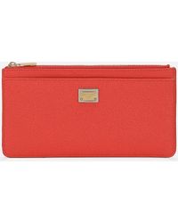 Dolce & Gabbana - Large Card Holder With Tag - Lyst