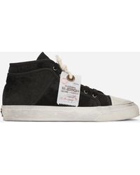 Dolce & Gabbana - Fabric Vintage Mid-Top Sneakers - Lyst