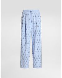 Dolce & Gabbana - Vanity Trousers With Embroidery - Lyst