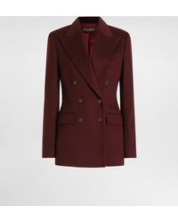 Dolce & Gabbana - Double-Breasted Cashmere Jacket - Lyst
