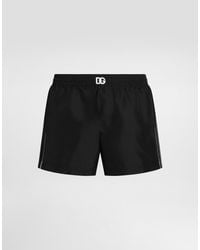 Dolce & Gabbana - Swim Boxer Shorts With Logo - Lyst
